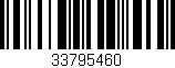 Código de barras (EAN, GTIN, SKU, ISBN): '33795460'