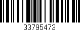 Código de barras (EAN, GTIN, SKU, ISBN): '33795473'