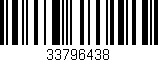 Código de barras (EAN, GTIN, SKU, ISBN): '33796438'