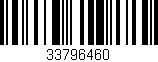 Código de barras (EAN, GTIN, SKU, ISBN): '33796460'