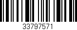 Código de barras (EAN, GTIN, SKU, ISBN): '33797571'