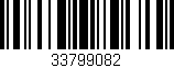 Código de barras (EAN, GTIN, SKU, ISBN): '33799082'