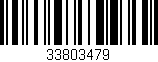 Código de barras (EAN, GTIN, SKU, ISBN): '33803479'