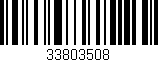 Código de barras (EAN, GTIN, SKU, ISBN): '33803508'