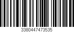 Código de barras (EAN, GTIN, SKU, ISBN): '3380447473535'