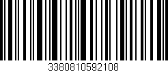 Código de barras (EAN, GTIN, SKU, ISBN): '3380810592108'