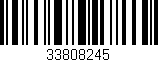 Código de barras (EAN, GTIN, SKU, ISBN): '33808245'