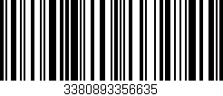 Código de barras (EAN, GTIN, SKU, ISBN): '3380893356635'