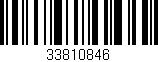Código de barras (EAN, GTIN, SKU, ISBN): '33810846'
