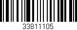 Código de barras (EAN, GTIN, SKU, ISBN): '33811105'