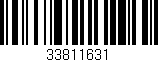 Código de barras (EAN, GTIN, SKU, ISBN): '33811631'