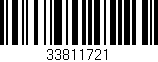 Código de barras (EAN, GTIN, SKU, ISBN): '33811721'