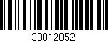 Código de barras (EAN, GTIN, SKU, ISBN): '33812052'