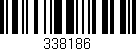 Código de barras (EAN, GTIN, SKU, ISBN): '338186'