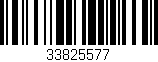 Código de barras (EAN, GTIN, SKU, ISBN): '33825577'