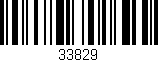 Código de barras (EAN, GTIN, SKU, ISBN): '33829'