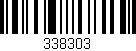 Código de barras (EAN, GTIN, SKU, ISBN): '338303'
