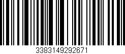 Código de barras (EAN, GTIN, SKU, ISBN): '3383149292671'