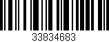 Código de barras (EAN, GTIN, SKU, ISBN): '33834683'