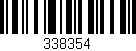 Código de barras (EAN, GTIN, SKU, ISBN): '338354'