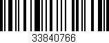 Código de barras (EAN, GTIN, SKU, ISBN): '33840766'