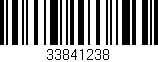 Código de barras (EAN, GTIN, SKU, ISBN): '33841238'