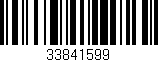 Código de barras (EAN, GTIN, SKU, ISBN): '33841599'