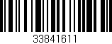 Código de barras (EAN, GTIN, SKU, ISBN): '33841611'