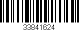 Código de barras (EAN, GTIN, SKU, ISBN): '33841624'
