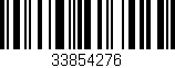 Código de barras (EAN, GTIN, SKU, ISBN): '33854276'