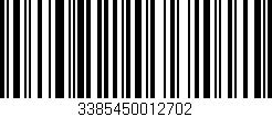 Código de barras (EAN, GTIN, SKU, ISBN): '3385450012702'