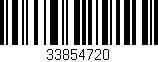 Código de barras (EAN, GTIN, SKU, ISBN): '33854720'
