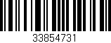 Código de barras (EAN, GTIN, SKU, ISBN): '33854731'