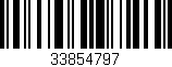 Código de barras (EAN, GTIN, SKU, ISBN): '33854797'