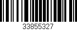 Código de barras (EAN, GTIN, SKU, ISBN): '33855327'