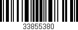 Código de barras (EAN, GTIN, SKU, ISBN): '33855380'
