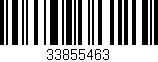 Código de barras (EAN, GTIN, SKU, ISBN): '33855463'