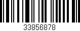 Código de barras (EAN, GTIN, SKU, ISBN): '33856878'