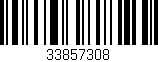Código de barras (EAN, GTIN, SKU, ISBN): '33857308'