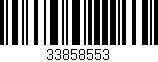 Código de barras (EAN, GTIN, SKU, ISBN): '33858553'