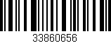 Código de barras (EAN, GTIN, SKU, ISBN): '33860656'