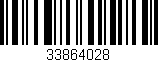 Código de barras (EAN, GTIN, SKU, ISBN): '33864028'