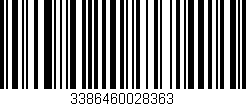Código de barras (EAN, GTIN, SKU, ISBN): '3386460028363'