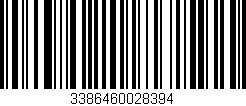 Código de barras (EAN, GTIN, SKU, ISBN): '3386460028394'
