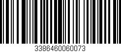 Código de barras (EAN, GTIN, SKU, ISBN): '3386460060073'