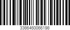 Código de barras (EAN, GTIN, SKU, ISBN): '3386460066198'