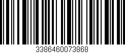 Código de barras (EAN, GTIN, SKU, ISBN): '3386460073868'