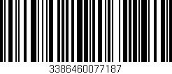 Código de barras (EAN, GTIN, SKU, ISBN): '3386460077187'