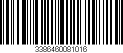 Código de barras (EAN, GTIN, SKU, ISBN): '3386460081016'