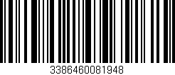 Código de barras (EAN, GTIN, SKU, ISBN): '3386460081948'